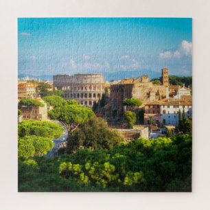 Colosseum Buildings Historische Rome Italië Skylin Legpuzzel