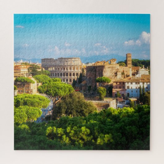Colosseum Buildings Historische Rome Italië Skylin Legpuzzel (Verticaal)