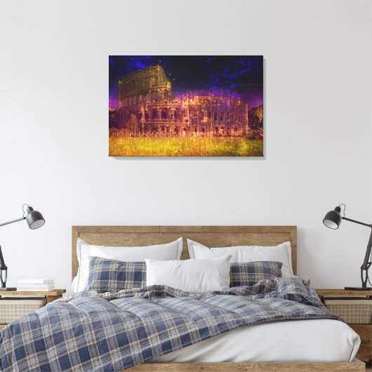 Colosseum Canvas Afdruk (Insitu (Slaapkamer))