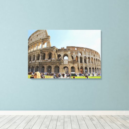 Colosseum Canvas Afdruk (Insitu (Houten vloer))