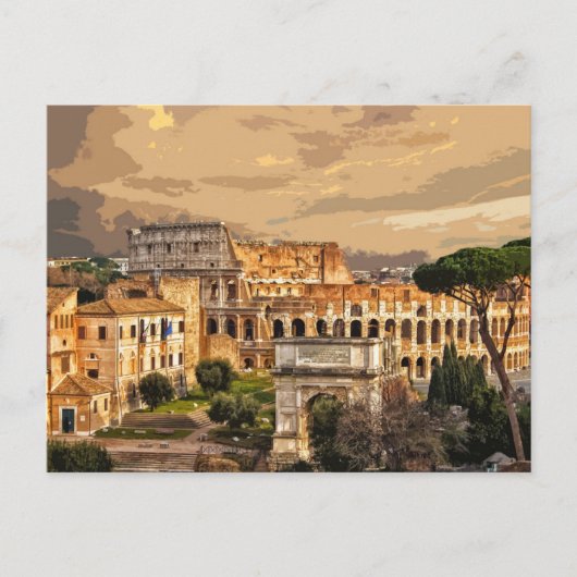 Colosseum Coliseum Italië Rome # Briefkaart (Voorkant)