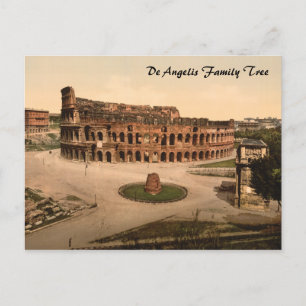 Colosseum en Meta Sudans, Rome, Italië Briefkaart