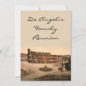 Colosseum en Meta Sudans, Rome, Italië Kaart (Voorkant)