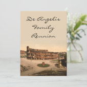 Colosseum en Meta Sudans, Rome, Italië Kaart (Staand voorkant)