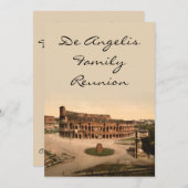 Colosseum en Meta Sudans, Rome, Italië Kaart (Voorkant / Achterkant)