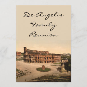 Colosseum en Meta Sudans, Rome, Italië Kaart