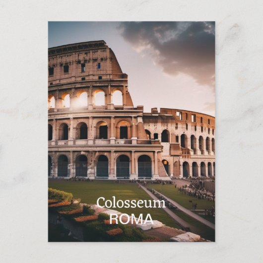 Colosseum: het majestueuze wonder van Rome Briefkaart (Voorkant)