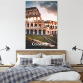 Colosseum: het majestueuze wonder van Rome Canvas Afdruk (Insitu (Slaapkamer))