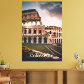 Colosseum: het majestueuze wonder van Rome Canvas Afdruk (Insitu (Woonkamer))