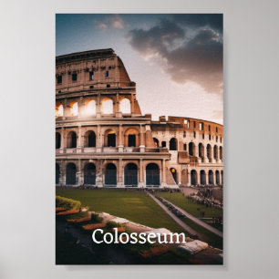 Colosseum: het majestueuze wonder van Rome Poster