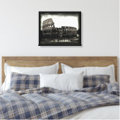 Colosseum in Black and White Canvas Afdruk (Insitu (Slaapkamer))