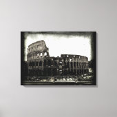 Colosseum in Black and White Canvas Afdruk (Voorkant)