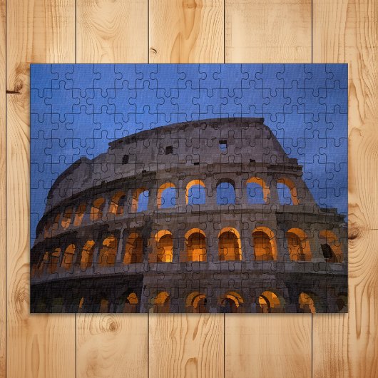 Colosseum in Night Rome, Italië Legpuzzel