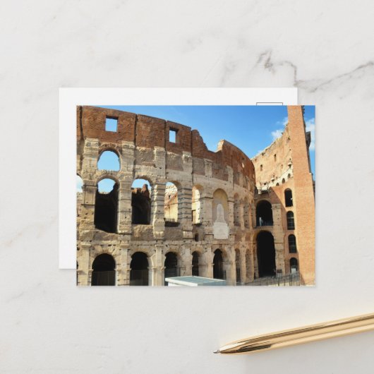 Colosseum in Rome Briefkaart (Voorkant / Achterkant in situ)