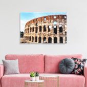 Colosseum in Rome Canvas Afdruk (Insitu (Woonkamer))