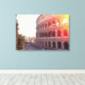 Colosseum in Rome Canvas Afdruk (Insitu (Houten vloer))