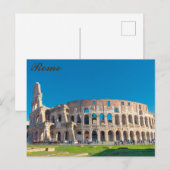 Colosseum in Rome, Italië Briefkaart (Voorkant / Achterkant)