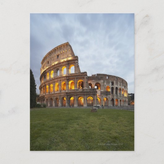 Colosseum in Rome, Italië Briefkaart (Voorkant)