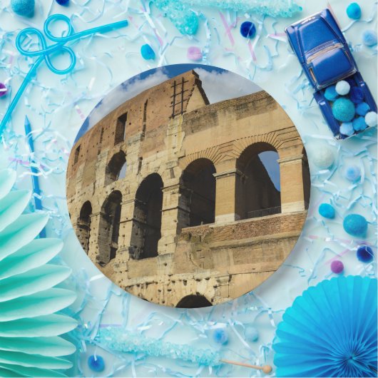 Colosseum in Rome, Italië Papieren Bordje (Feest)
