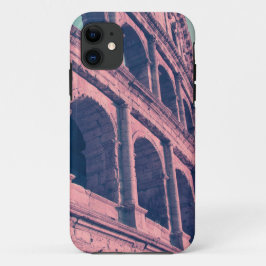 Colosseum in Rome. Monumentale driegelaagde Romein iPhone 11 Hoesje