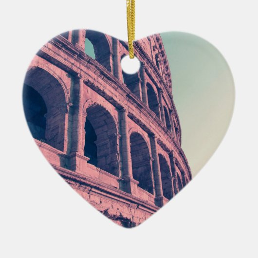 Colosseum in Rome. Monumentale driegelaagde Romein Keramisch Ornament (Voorkant)