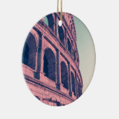 Colosseum in Rome. Monumentale driegelaagde Romein Keramisch Ornament (Rechts)