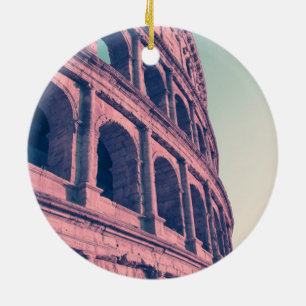 Colosseum in Rome. Monumentale driegelaagde Romein Keramisch Ornament