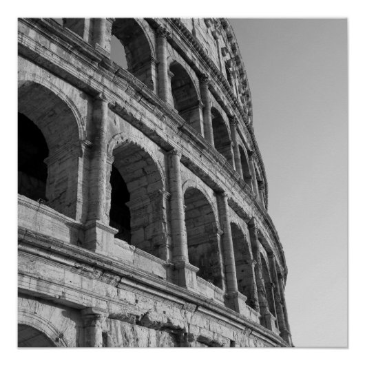 Colosseum in Rome. Monumentale Romeinse amfitheate Perfect Poster (Voorkant)