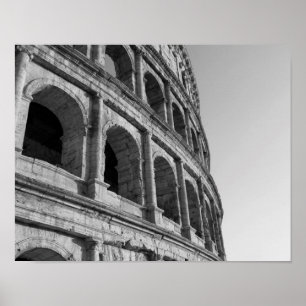 Colosseum in Rome. Monumentale Romeinse amfitheate Poster