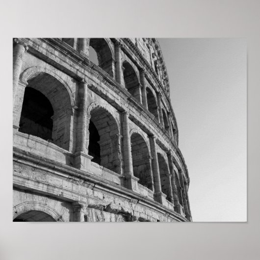 Colosseum in Rome. Monumentale Romeinse amfitheate Poster (Voorkant)