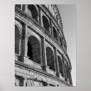 Colosseum in Rome. Monumentale Romeinse amfitheate Poster