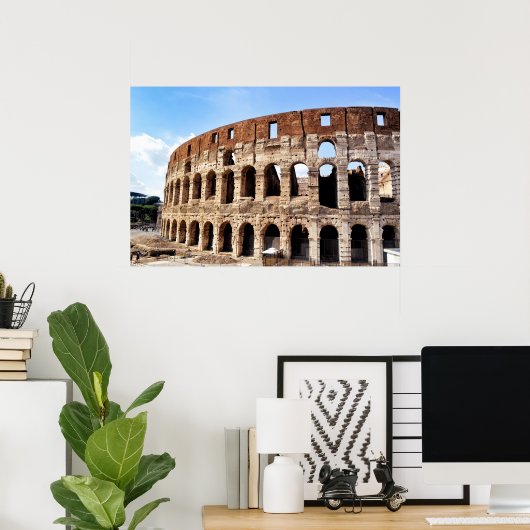 Colosseum in Rome Poster (Thuiskantoor)