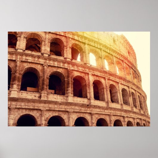 Colosseum in Rome Poster (Voorkant)