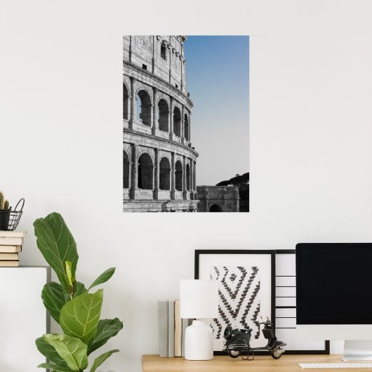 Colosseum in Rome Poster (Thuiskantoor)