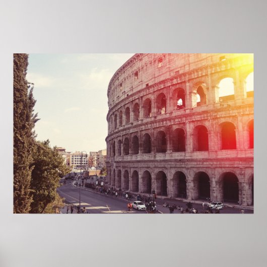 Colosseum in Rome Poster (Voorkant)