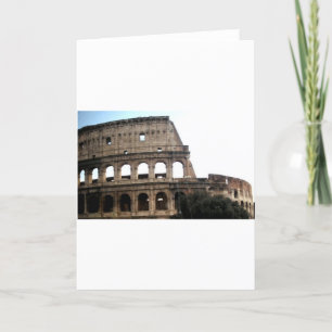 Colosseum Italiaanse Reis Foto Kaart