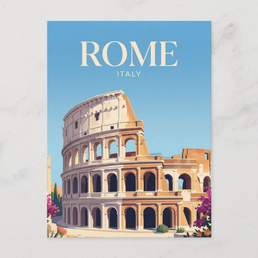 Colosseum Italië Briefkaart (Voorkant)