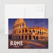Colosseum Italië Briefkaart (Voorkant / Achterkant)