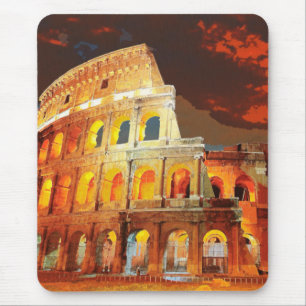 Colosseum Italië Rome Reizen Kunst Vintage Muismat