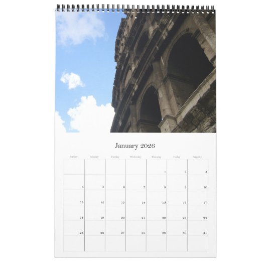 colosseum kalender (Jan 2026)
