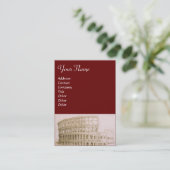 COLOSSEUM Klassieke architectuur, Architect Brown Visitekaartje (Staand voorkant)