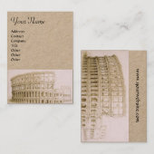 COLOSSEUM / Klassieke architectuur, Architect Kraf Visitekaartje (Voorkant / Achterkant)