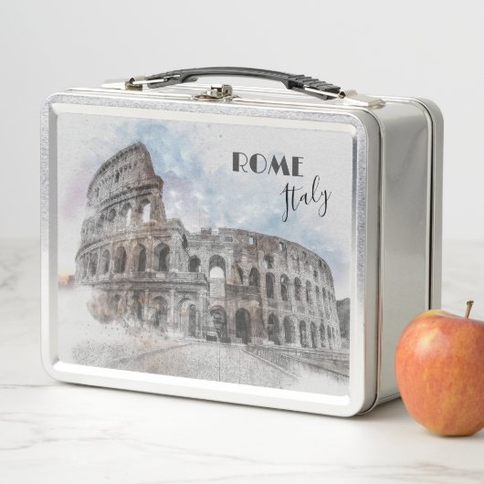 Colosseum Metal Lunch Box – Rome Italië (In situ)