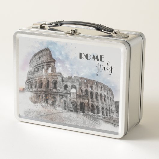  Colosseum Metal Lunch Box – Rome Italië (Voorkant)