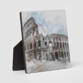  Colosseum muurplaquette – Rome Italië Reizen Fotoplaat (Voorkant)