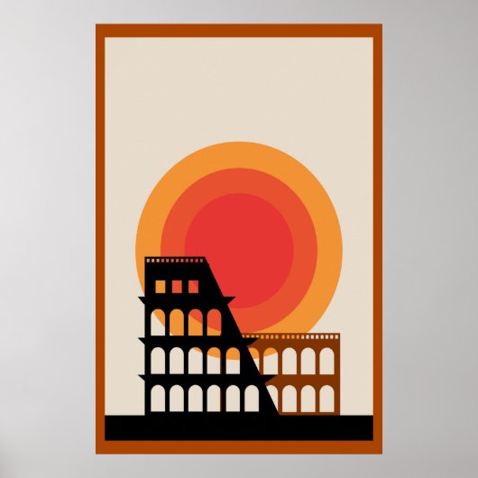 Colosseum, niet bewerkt, , oude esthesie poster (Voorkant)