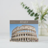 Colosseum of Flavian Amphitheater in Rome Italië Briefkaart (Staand voorkant)