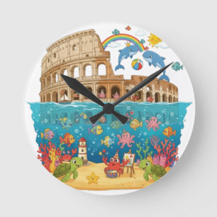 Colosseum Onderwater Koninkrijk2: Magische Rome Ze Ronde Klok
