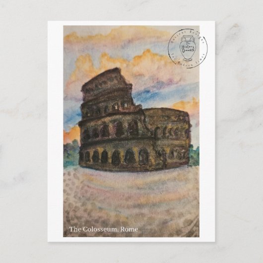 Colosseum Postcard Briefkaart (Voorkant)