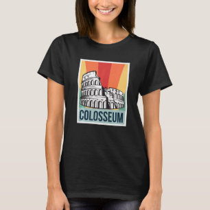 Colosseum Retro uit Rome Italië De Romeinen T-shirt